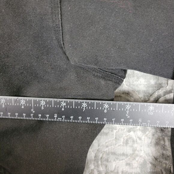 Vintage Port Authority Work Jacket Men's XL Black Quilt Lined Heavyweight Logo - Picture 7 of 12